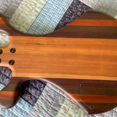 Stunning Woods JD Guitars KS-2 Cherry, Purpleheart, Walnut & African Padauk image 9