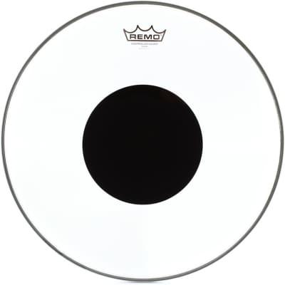 Remo Controlled Sound Clear Drumhead - 16 inch - with Black Dot image 1