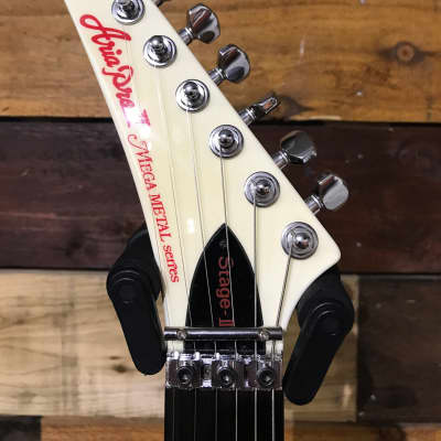 Aria Pro II Mega Metal Stage III in White (LH) 1980's MIJ image 10
