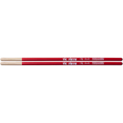 VIC FIRTH SIGNATURE ALEX ACUÑA WORLD CLASSIC CONQUISTADOR TIMBALE STICKS  (RED)