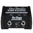 On-Stage DB1000 Active Direct Box - Great for acoustic guitars, bass guitars, keyboards, and more