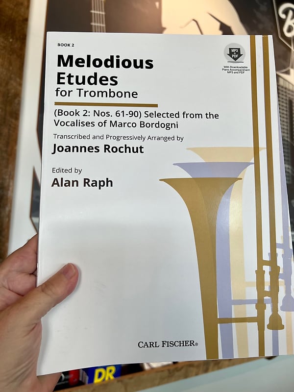 Melodious etudes clearance for trombone