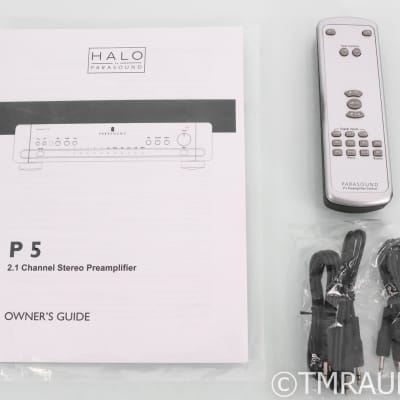 Parasound Halo P5 Stereo Preamplifier; MM / MC Phono; Remote; Black image 8