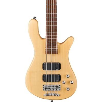 Warwick RockBass Streamer Standard 5-String Bass Guitar - Natural Transparent Satin image 3
