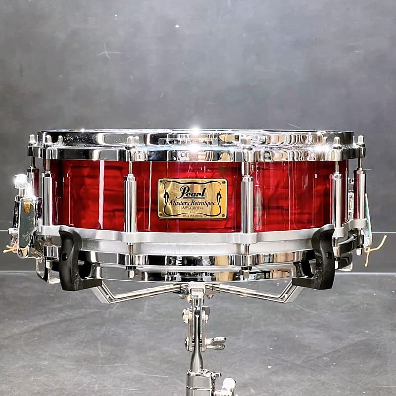 Used! PEARL Free Floating System One-Piece Maple Snare Drum 14x6.5 -  Japan Instrumental Store