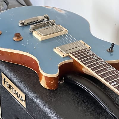 Friedman Metro D 2019 Electric Guitar  - Metallic Blue Relic image 22