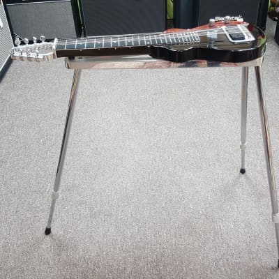 MSA SuperSlide Super 8 Series Lap Steel, 6 to 8 strings, made in Texas, includes 3-leg stand and bag image 9