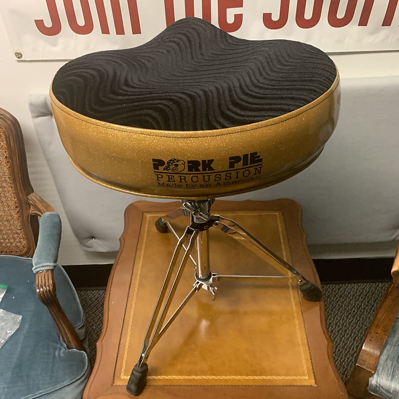 Pork Pie Moto Throne Gold Sparkle / Black Reverb