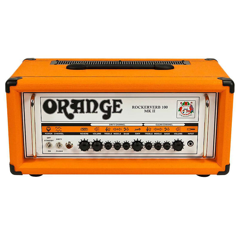 Orange Rockerverb 100 MK II 2-Channel 100-Watt Guitar Amp Head image 1
