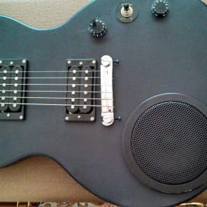 Epiphone Les Paul Special  Worn Black with built-in amp and speaker - Must See! image 2