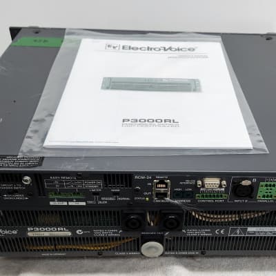 Electro/Voice (Dynacord) Model P-3000-RL Power Amp 2x 750 Watts 8Ω, Precision Series Power Amplifier,In good condition, Made in Germany image 5