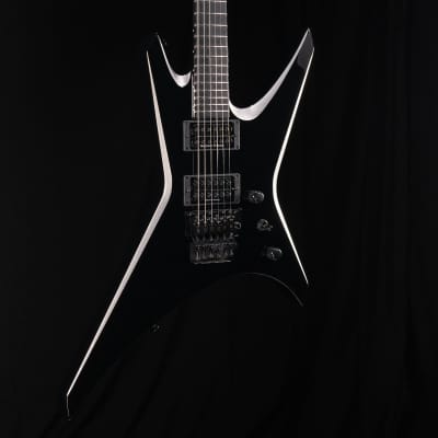 Jackson Custom Shop USA WR1 Warrior Black with Silver Bevels & Reverse Headstock for sale