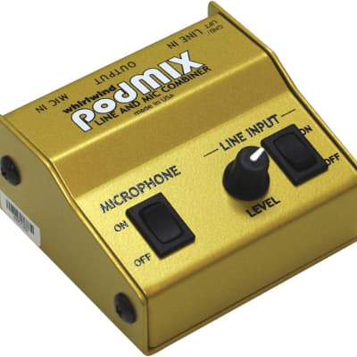 Whirlwind PODMIX 2-Channel Mic / Line Mixer with DI Box image 1