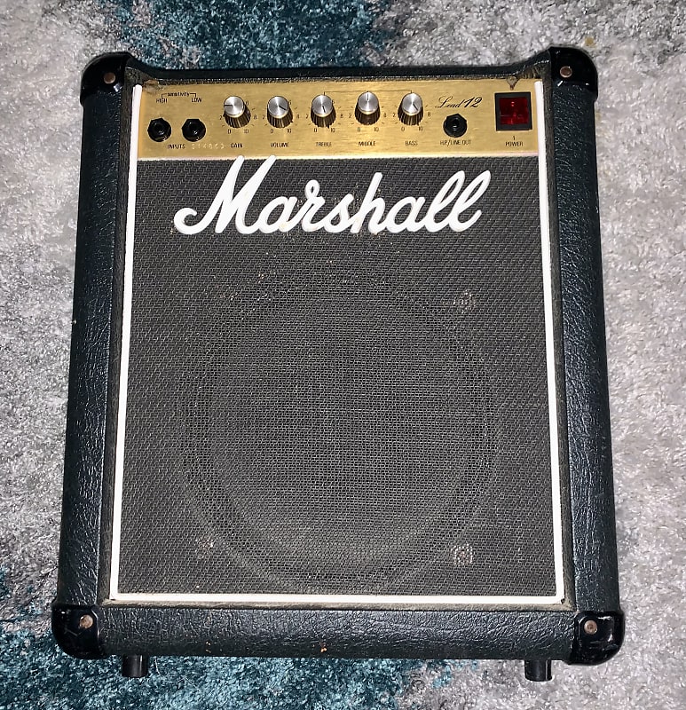 Marshall Model 5005 Lead 12 Master Volume 1x10 Combo 1980s - Black image 1