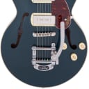 Gretsch G2655T-P90 Streamliner Center Block Jr. Double-Cut P90 Electric Guitar - Midnight Sapphire on Vintage Mahogany S