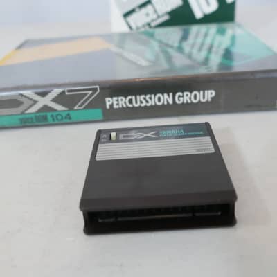 Yamaha DX7 - VRC-104 Sound Cartridge - Drums and Percussion Group - DX TX VRC image 2