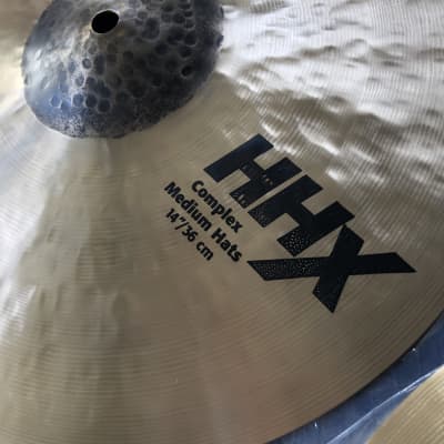 Sabian 14" HHX Complex Medium HiHat Cymbals image 1