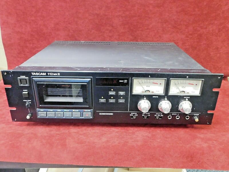 Tascam 112 MKII Studio Cassette Tape Deck *PRO Serviced 90 Reverb