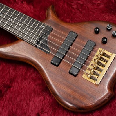 Electric Bass Guitar Tune TWB-6 HYB-III BB Natural Mahogany