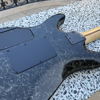 Fender Strat HM 1989-1991 - rare Blackstone color (superstrat with Lace Sensor and DiMarzio, Kahler Spyder) image 10
