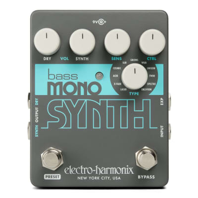 New Electro-Harmonix EHX Bass Mono Synth Synthesizer Guitar Pedal! image 1