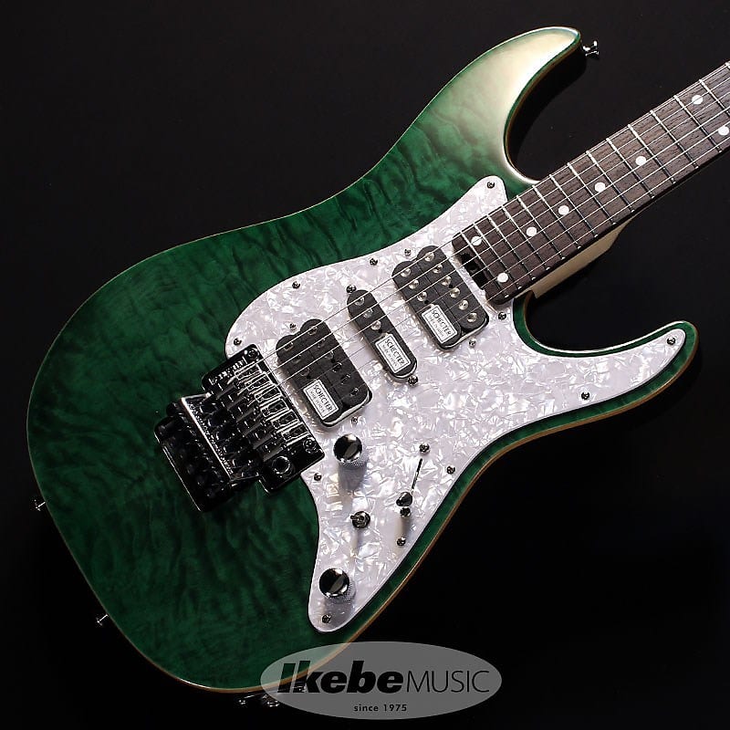 SCHECTER SD-2-24-AL (See-Thru Green/Rosewood) -Made in Japan