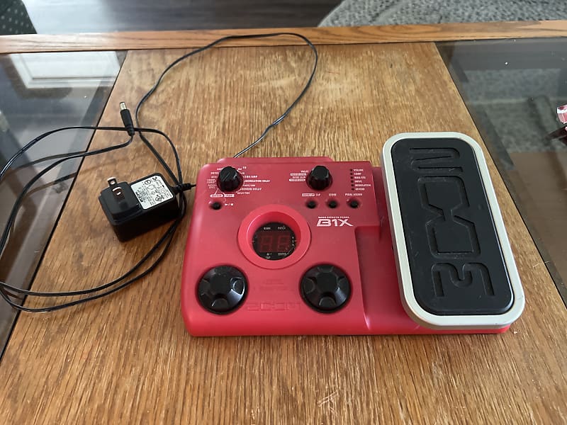 Zoom B1X Bass Multi Effects Pedal Reverb