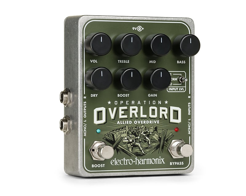 ギター electro harmonix overdrive Electro-Harmonix Operation Overlord Allied Overdrive Pedal