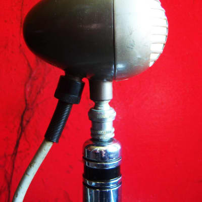 Vintage 1940's RCA MI-12017-G dynamic microphone Hi Z w cable & stand prop display Shure image 6
