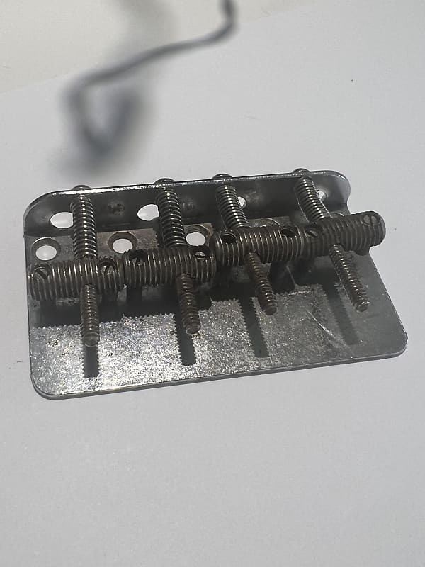 Fender Precision P Bass bridge and saddles 1959 Nickel Reverb