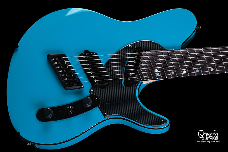 Ormsby TX Carbon 7 string 2022 - Azure Blue | Reverb