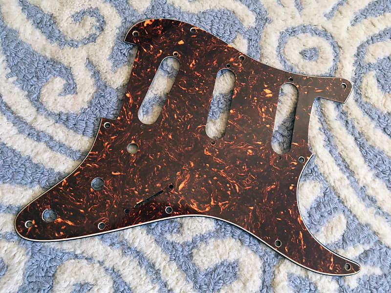 Rare Vintage Fender Stratocaster Tortoise Shell Pickguard 70s Reverb