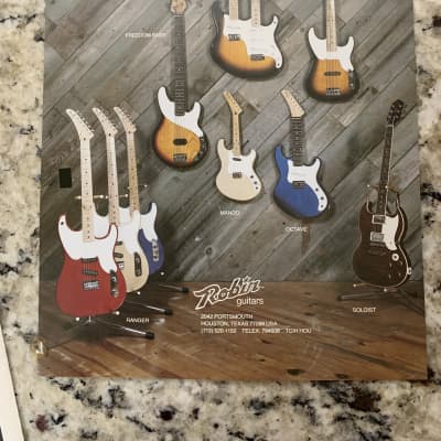 Robin Guitar Catalog 1982 RV RG 50 80 100 RH 1 2 ranger