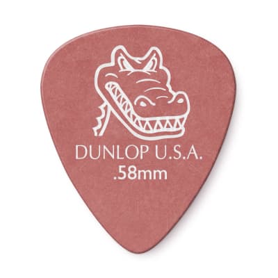 Dunlop 417P.58 Gator Grip Guitar Picks 12 Picks image 3