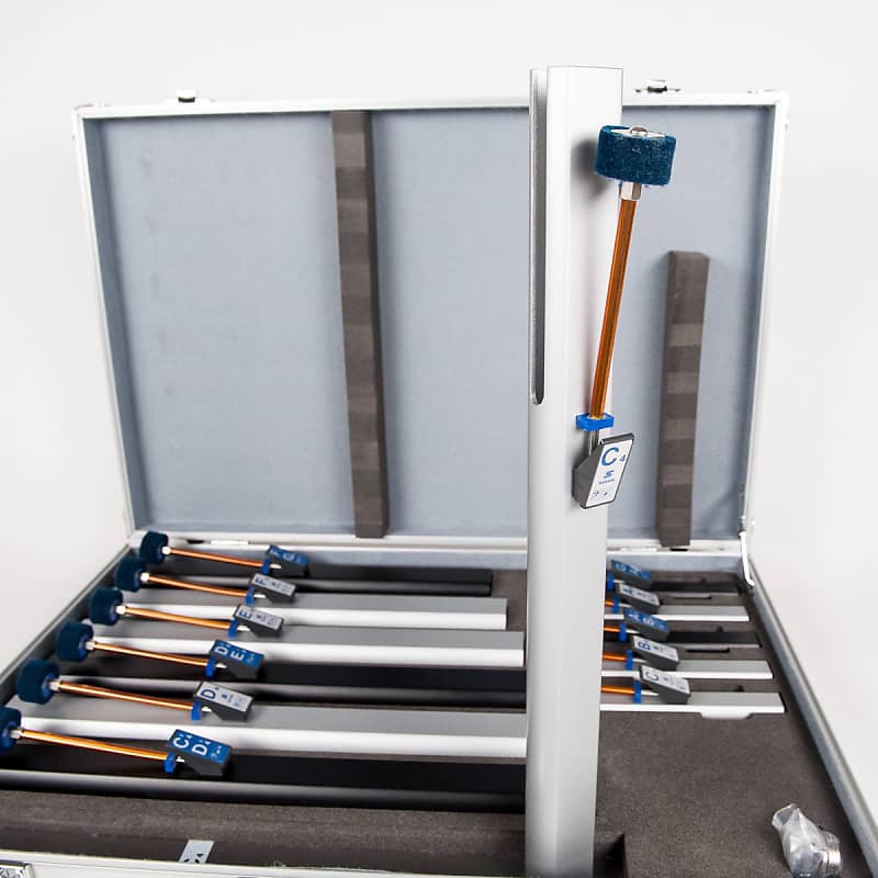 Suzuki HB12A Tone Chime Hand Bells 3rd Octave 12 Note AddOn Reverb