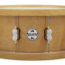 PDP 20-Ply Thick Wood Hoop Maple Snare, 6.5x14, Natural PDSN6514NAWH