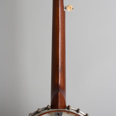 W. A. Cole  Eclipse 5 String Banjo,  c. 1892, ser. #256, black tolex hard shell case. image 9