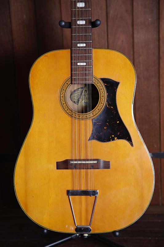 Audition Vintage 12-String Acoustic Guitar Made In Japan Circa 1960's Pre-Owned image 1