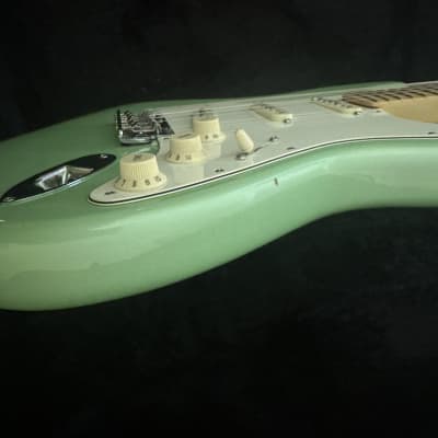 Fender American Professional Stratocaster with Maple Fretboard 2017 Surf Green image 6