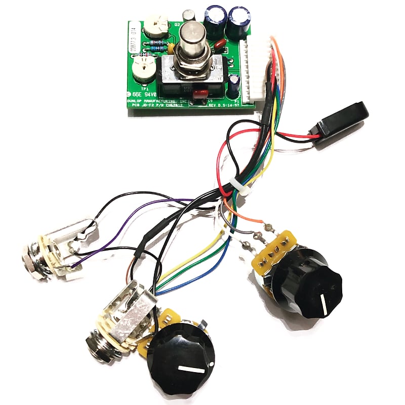 Dunlop Fuzz Face JDF2 Guitar Pedal Guts Circuitry Project