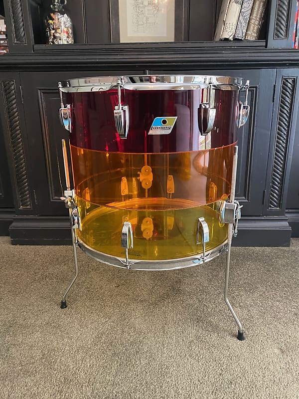 ludwig vistalite floor tom