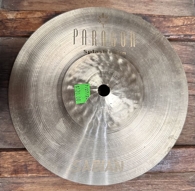Sabian Paragon 8" Splash Cymbal Very Good Condition Reverb