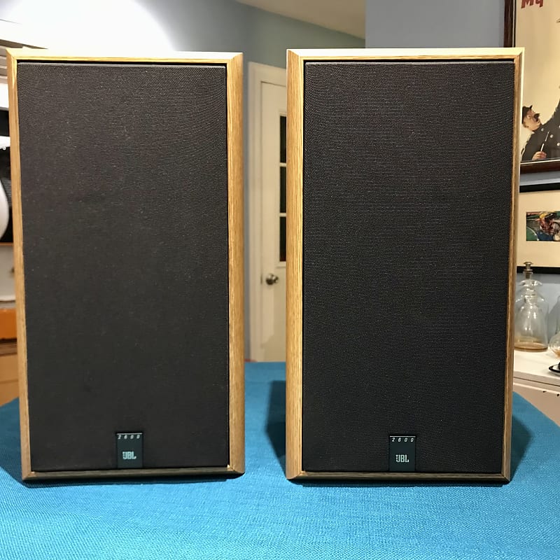 Vintage JBL 2600 newest Bookshelf Speakers Titanium Tweeters Wood Finish