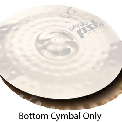 Paiste PST 8 14-Inch Reflector Sound Edge Bottom Hi-Hat Cymbal with Medium Long Sustain (1803314) image 1