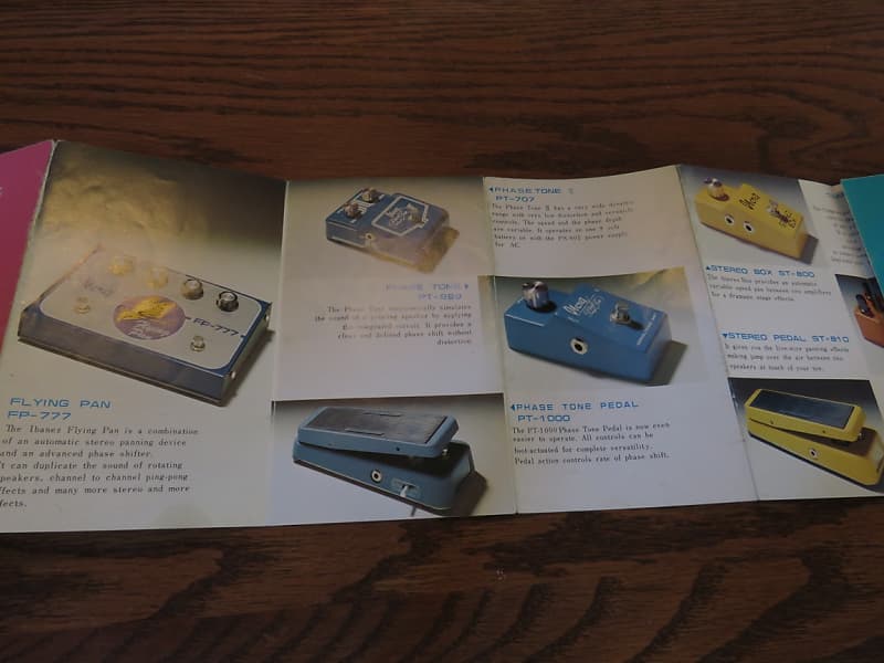 Ibanez Rare 1977 Catalog Effects and Parts Reverb