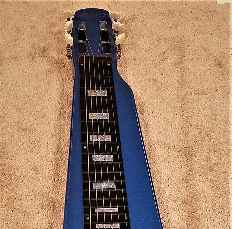 ★大人気商品★ 6-string Galveston Electric Gloss Blue - Guitar Steel Lap ギター