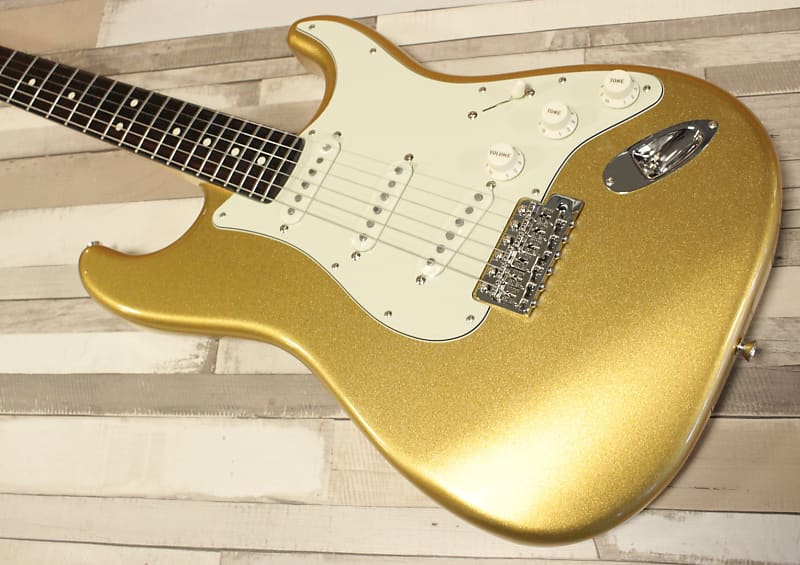 Fender FSR MIJ Hybrid II Stratocaster - Mystic Aztec Gold RW | Reverb