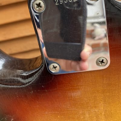 Fender Stratocaster 1958 3-Tone Sunburst Maple Neck/Fretboard. Pre CBS-Vintage. From Joe Bonamassa Collection. image 7