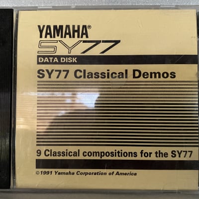 Yamaha 2 disks Synth Modulation & Classical Demos image 4