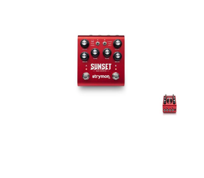 Strymon Sunset Dual Overdrive Pedal -Red, NEW